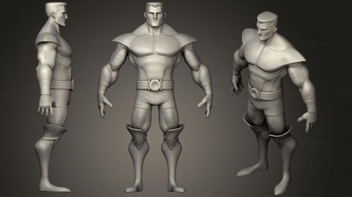 Figurines heroes, monsters and demons (Colossus, STKM_0735) 3D models for cnc